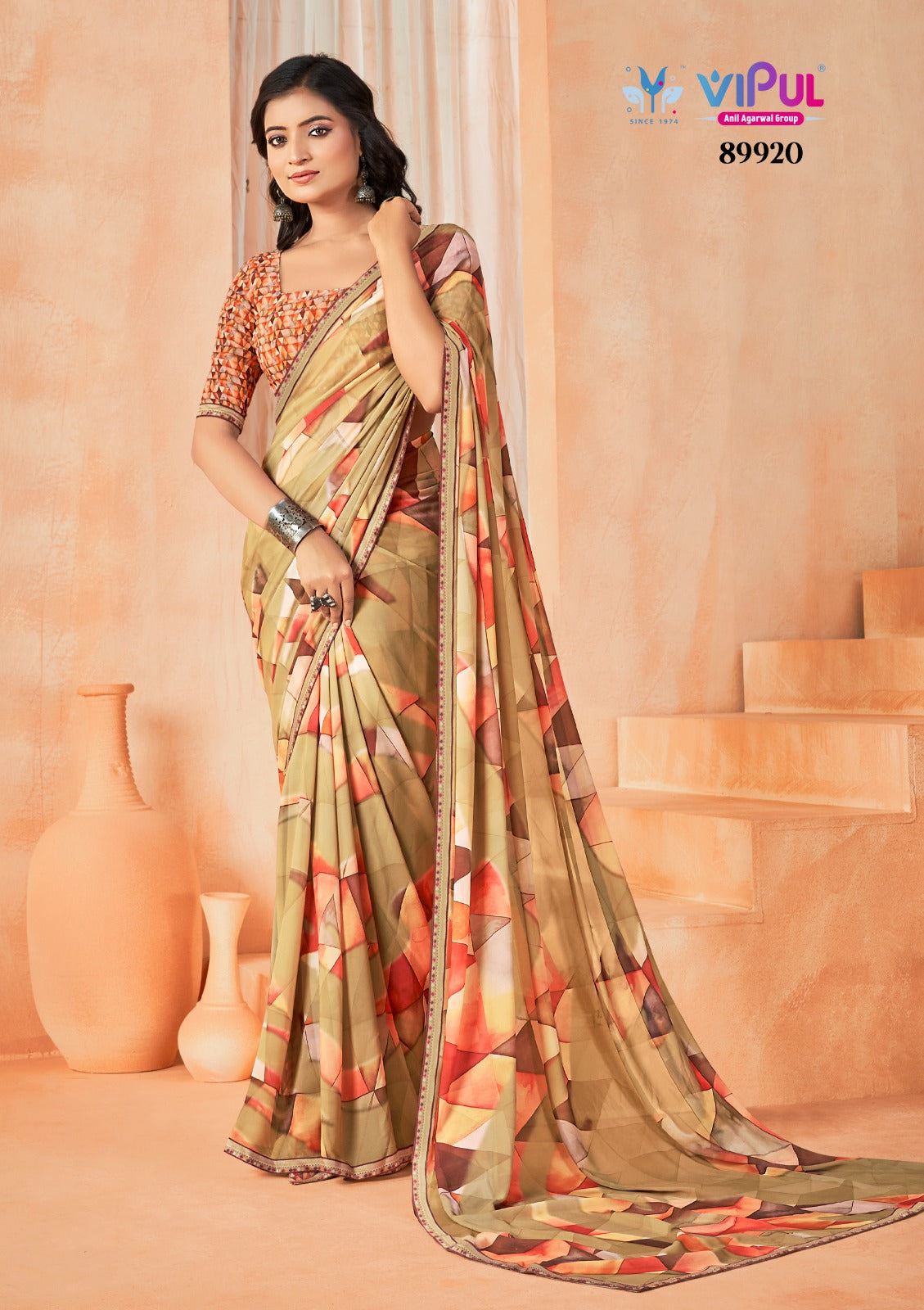 Aardhya Vol 2 Vipul Weightless Sarees Wholesaler Gujarat