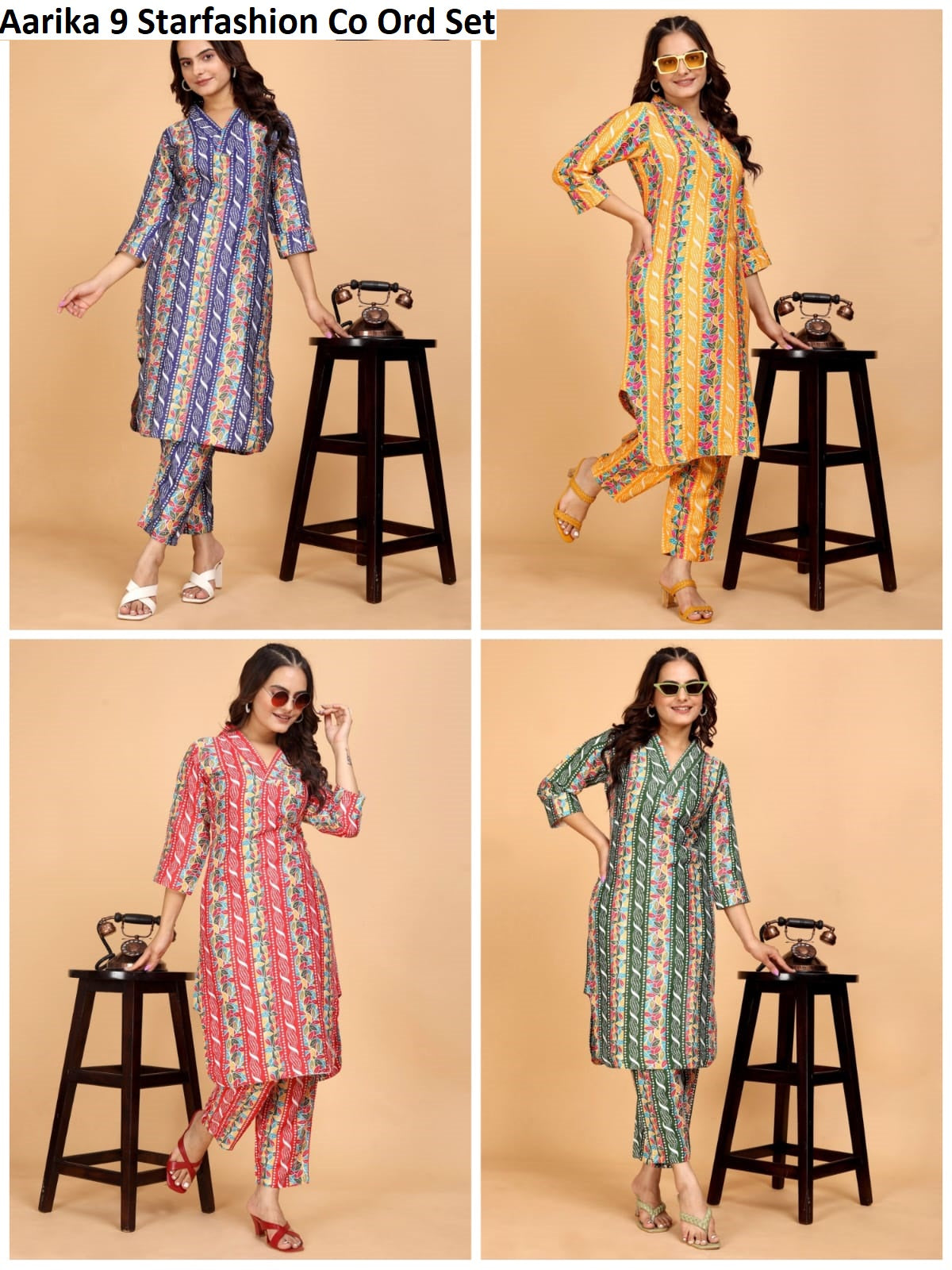 Aarika 9 Starfashion Jaam Co Ord Set Wholesale Price