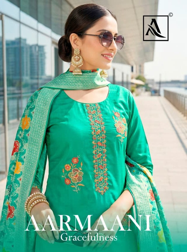 Aarmaani Alok Zam Karachi Salwar Suits Wholesale