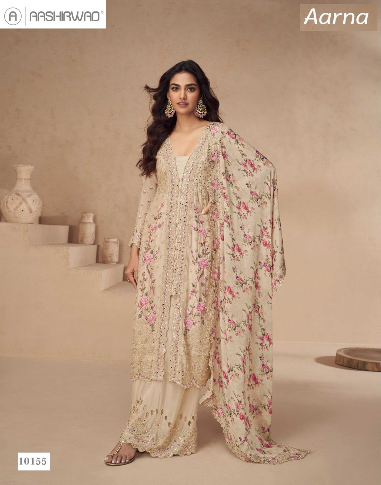 Aarna Aashirwad Creation Chinnon Pakistani Readymade Suits Wholesale Price