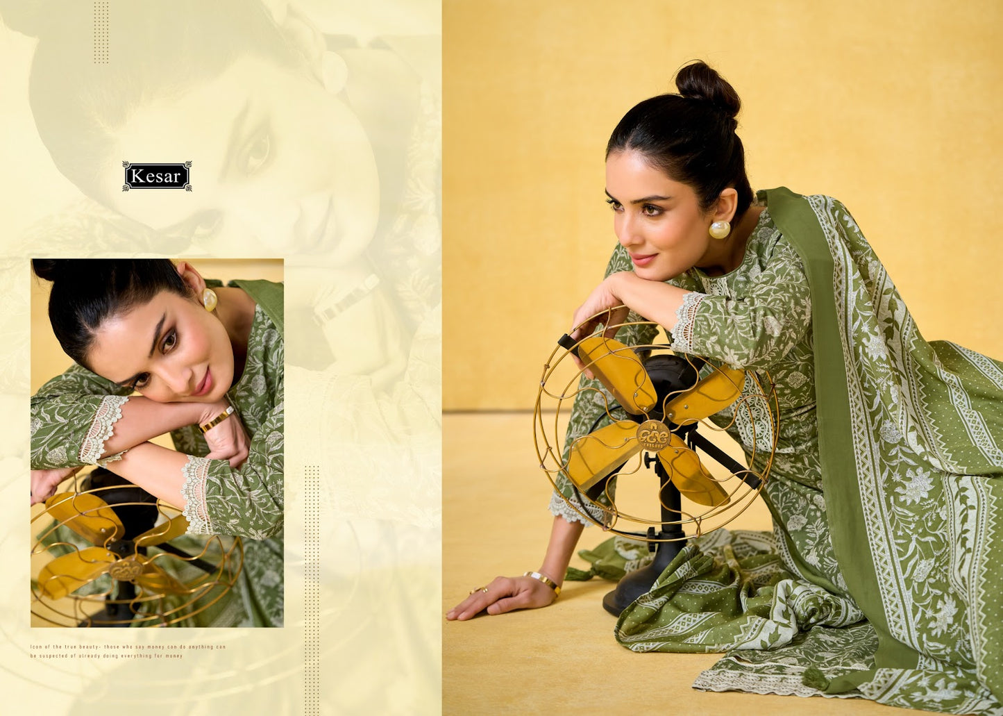 Aarna Kesar Lawn Cotton Pakistani Salwar Suits Manufacturer