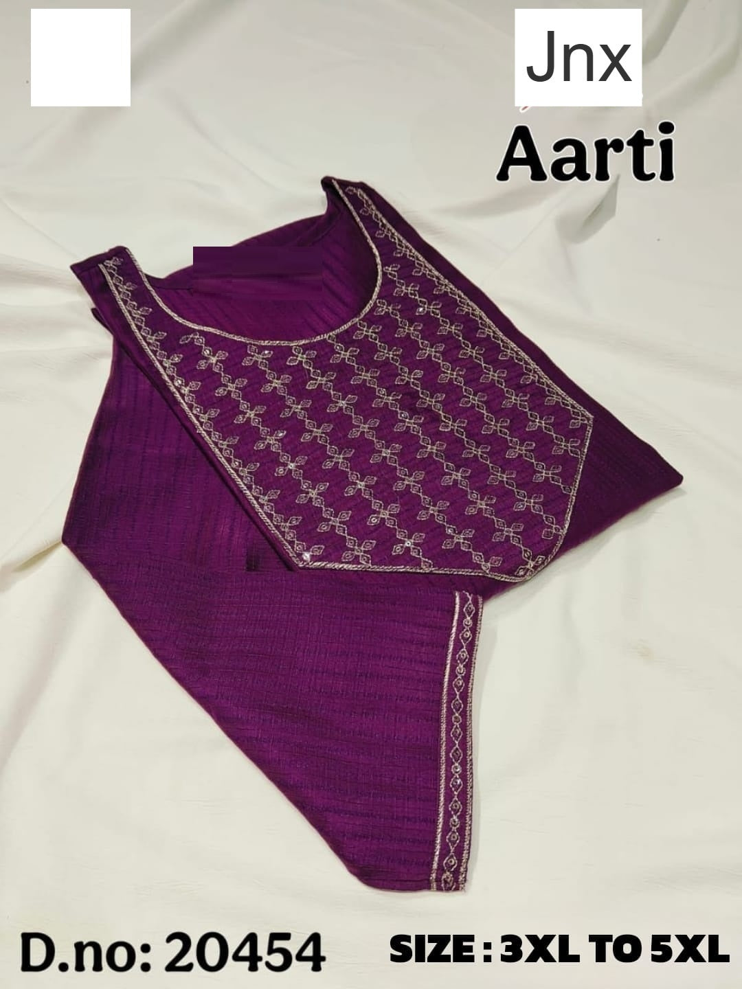 Aarti 020126 Jnx Plus Size Kurtis Manufacturer India