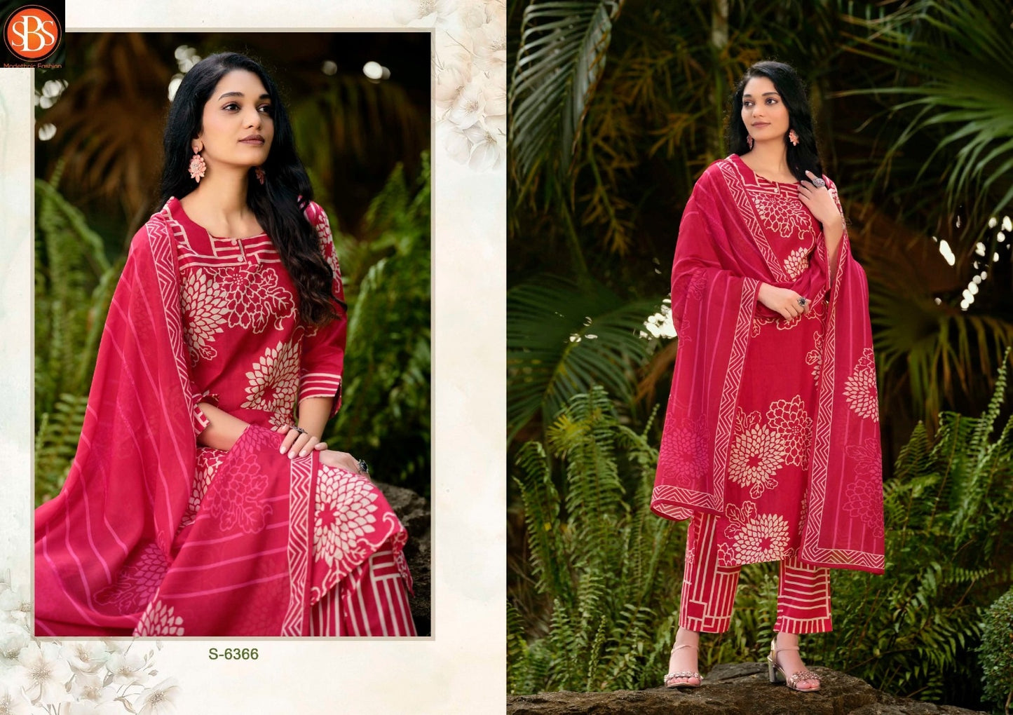 Aarvika Sbs Cotton Readymade Pant Style Suits Wholesaler India