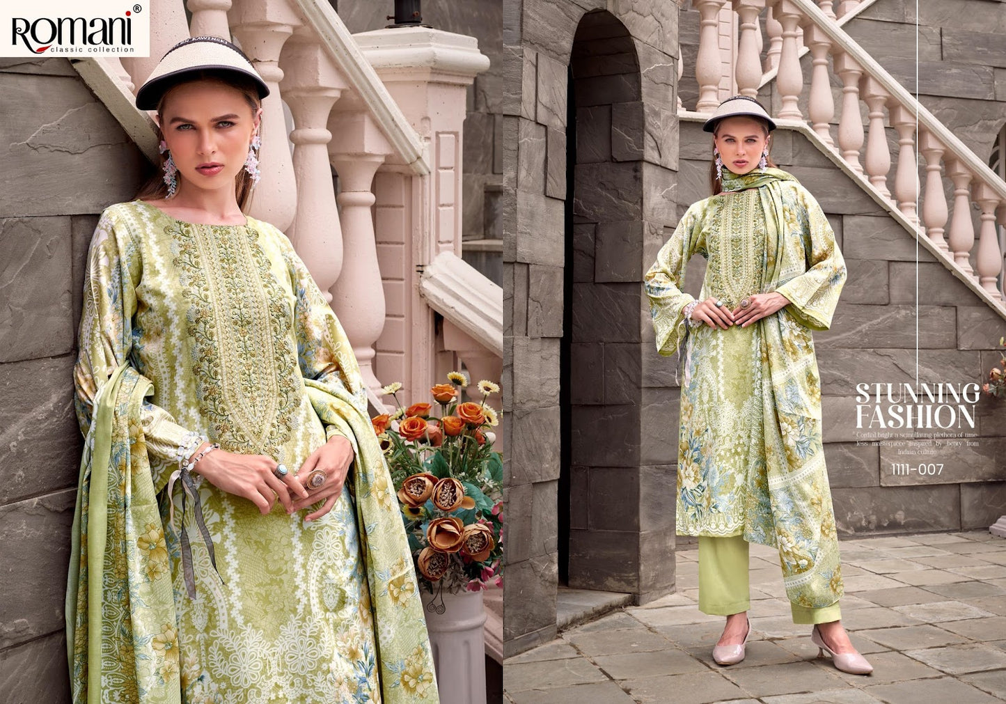 Aarzu Vol 20 Romani Cotton Karachi Salwar Suits Wholesaler