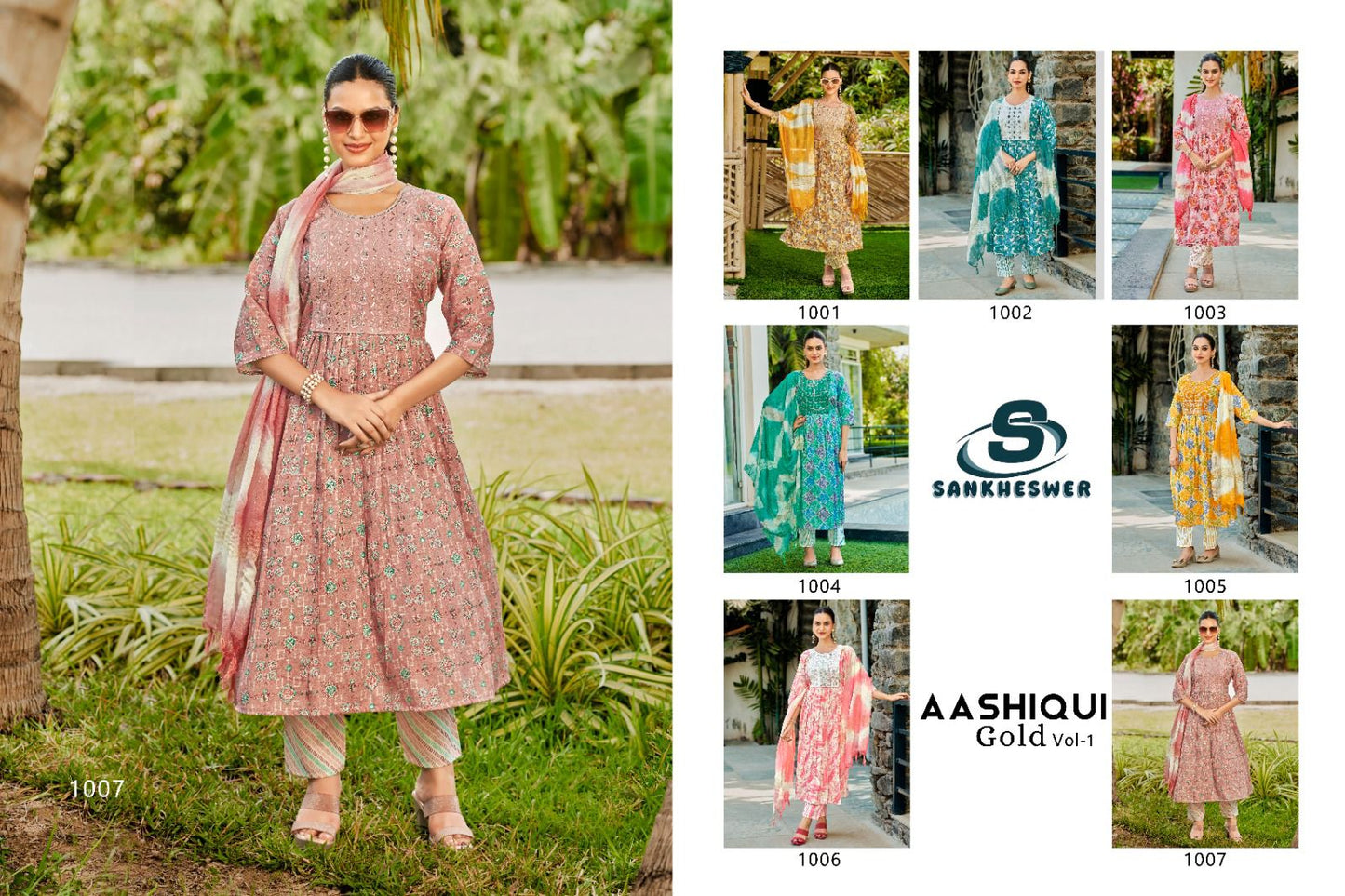 Aashiqui Gold Vol 1 Sankheswer Readymade Anarkali Suits Wholesale