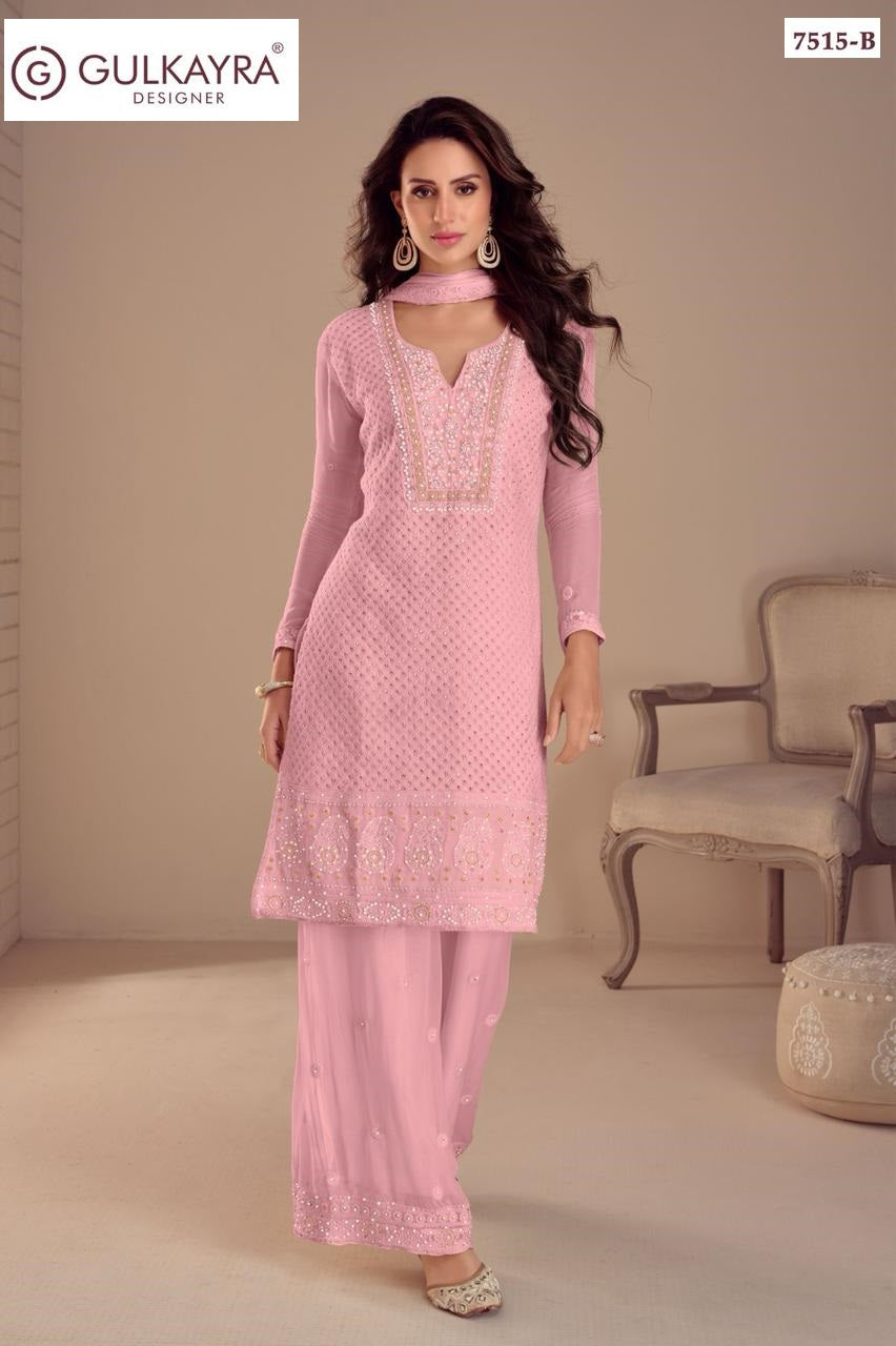 Aashiya Gulkayra Designer Georgette Pakistani Readymade Suits Wholesale