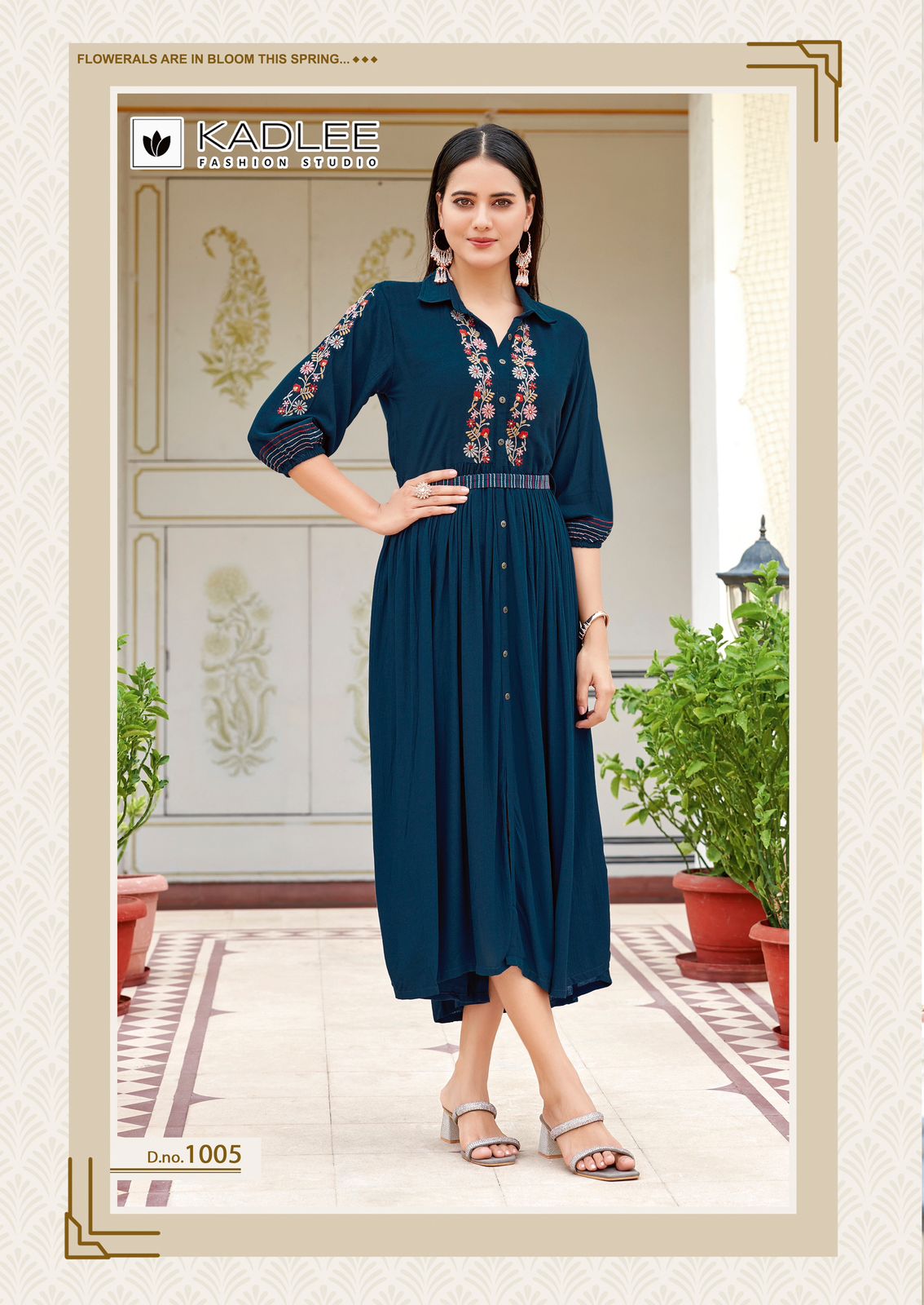 Aashmin Kadlee Wrinkle Rayon One Piece Manufacturer India