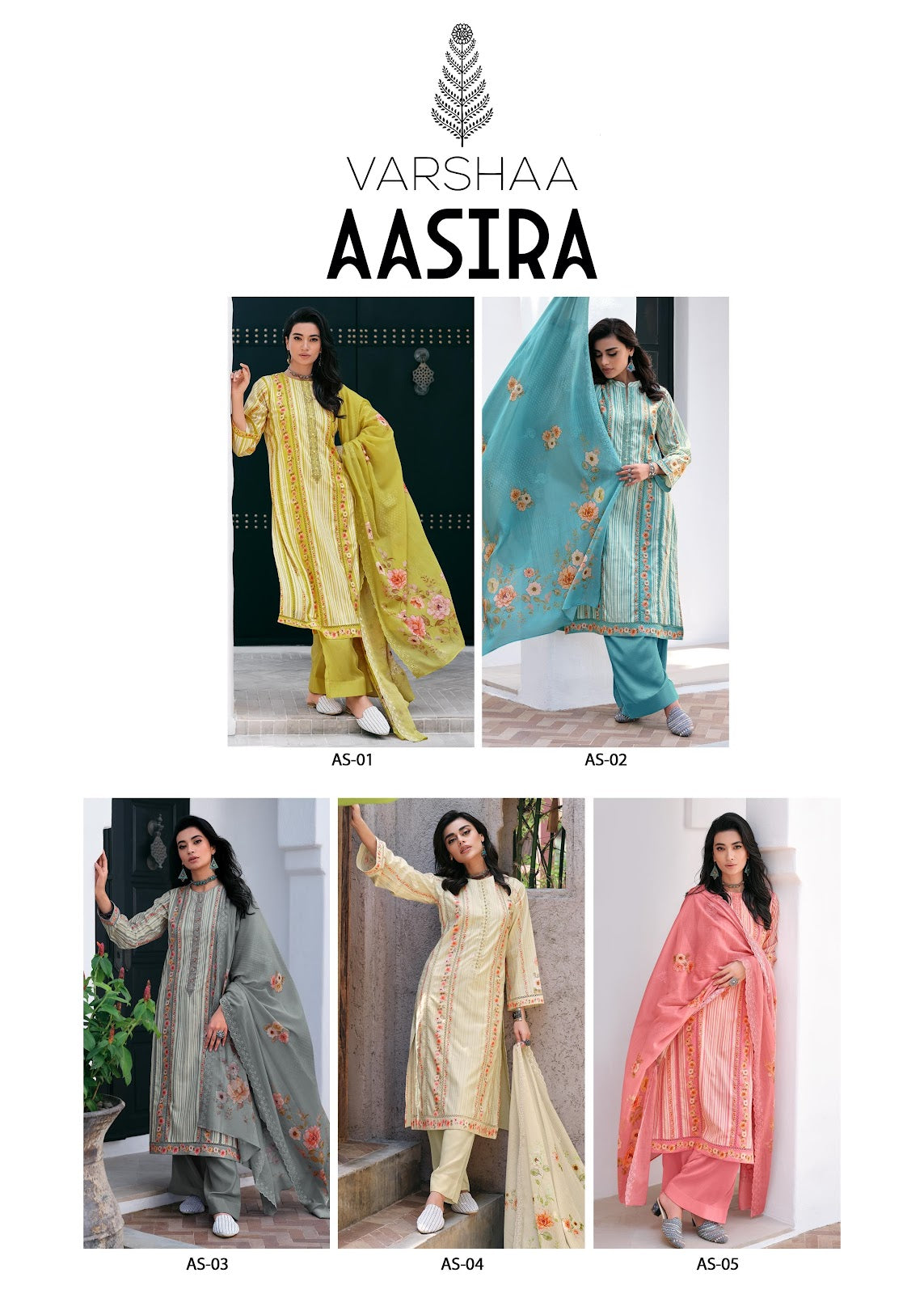 Aasira Varshaa Cotton Plazzo Style Suits Wholesaler Ahmedabad