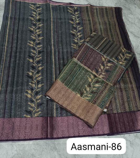 Aasmani-86 Kalpveli Soft Cotton Sarees