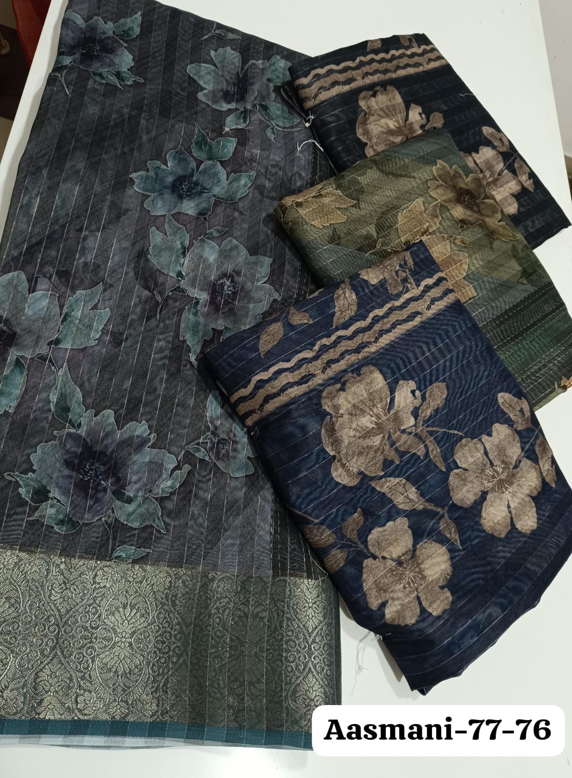 Aasmani 77-76 Kalpveli Soft Cotton Sarees