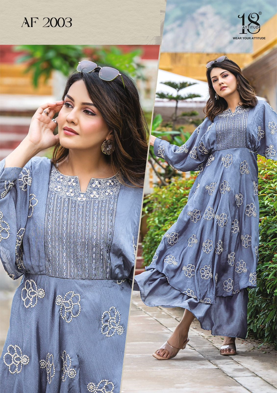 Aastha Vol 20 18 Attitude One Piece Wholesaler Ahmedabad