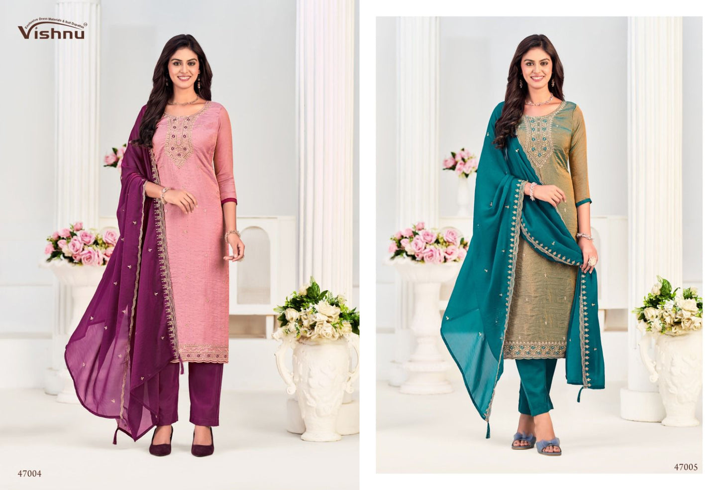 Aayat Vishnu Impex Pant Style Suits Wholesale Rate