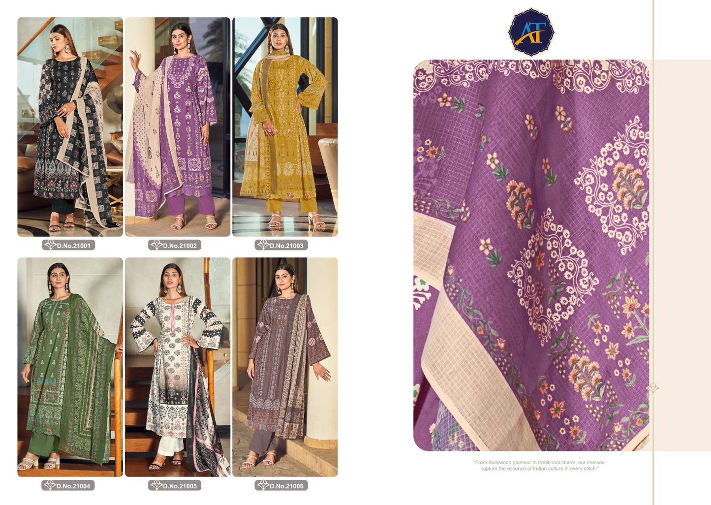 Ada At Lawn Cotton Pant Style Suits Exporter