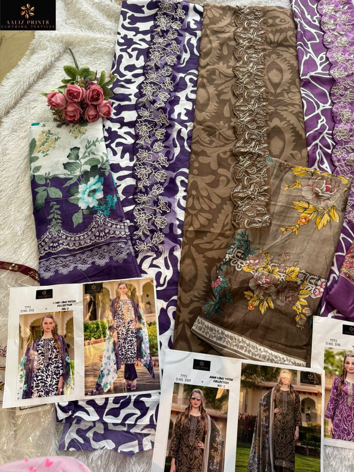 Adan Libas Patch Collection Vol 2 Aaliz Prints Cotton Karachi Salwar Suits Exporter India