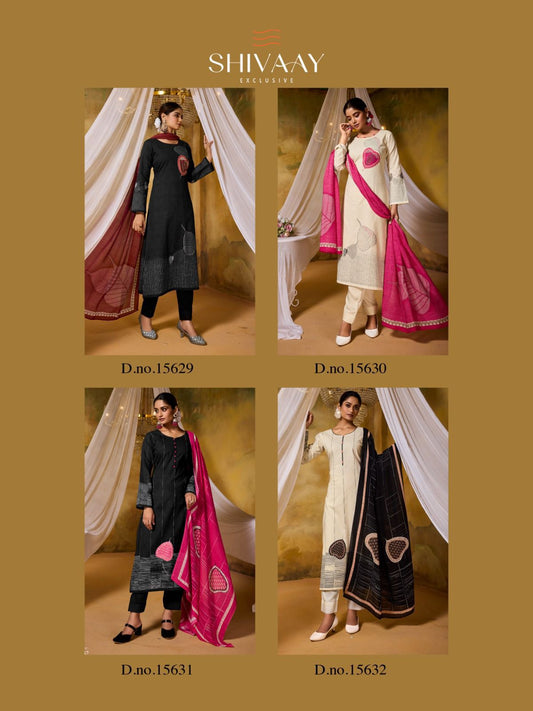 Adhira Shivaay Linen Cotton Pant Style Suits Wholesale
