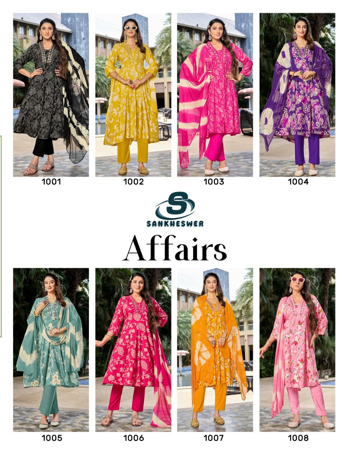 Affairs Sankheswer Reyon Readymade Anarkali Suits Supplier Ahmedabad