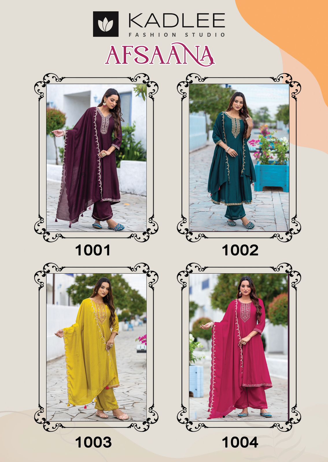 Afsaana Kadlee Vichitra Readymade Plazzo Style Suits Supplier Gujarat