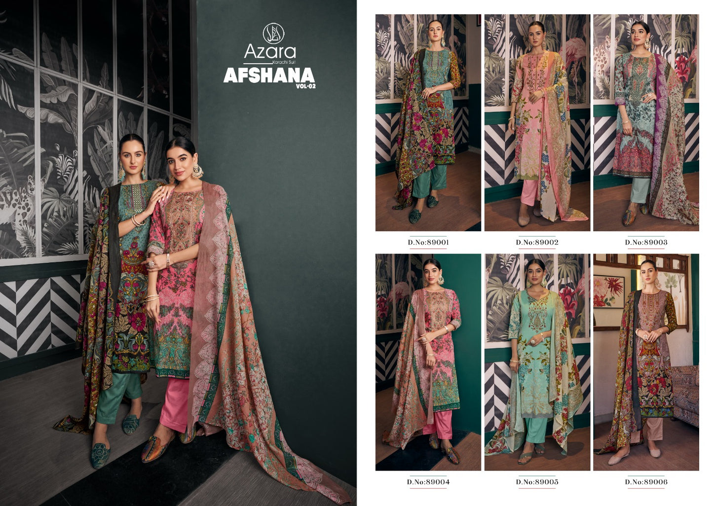 Afshana Vol 2 Radhika Fashion Cotton Pant Style Suits Wholesaler Ahmedabad