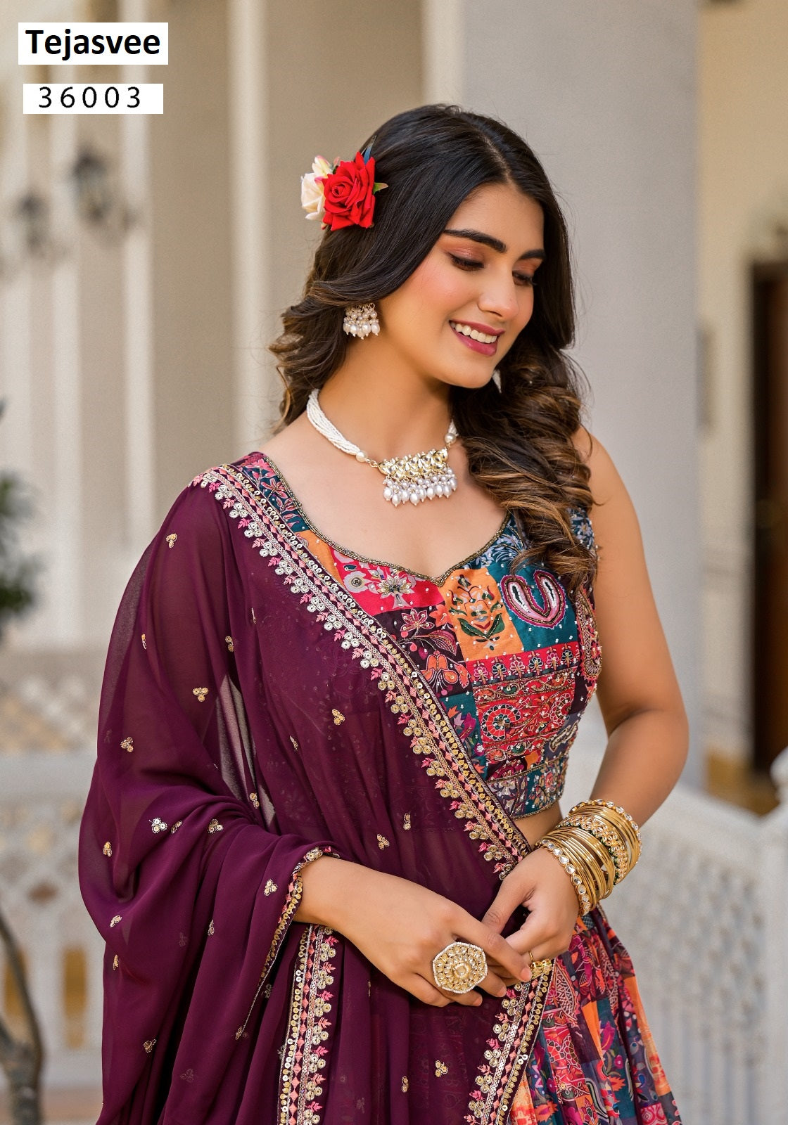 Agnidhara 36001-36003 Tejasvee Georgette Readymade Lehenga Choli Exporter Gujarat