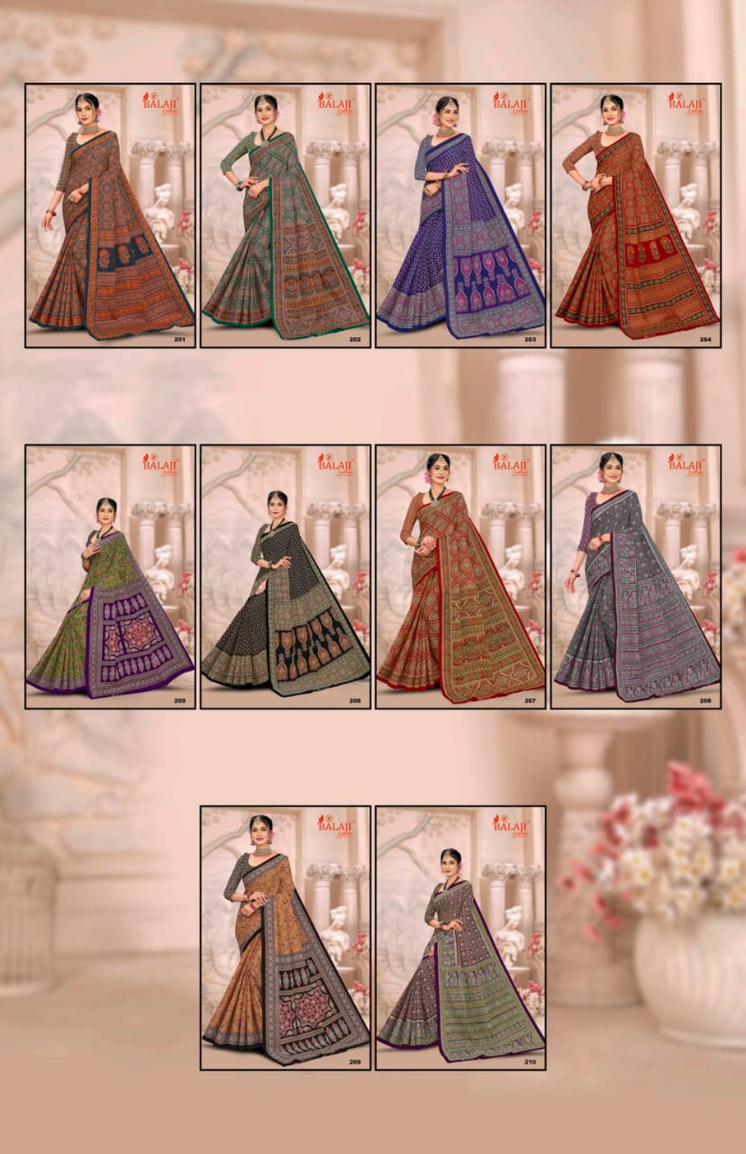 Ajark Masleen Vol 2 Balaji Cotton Sarees