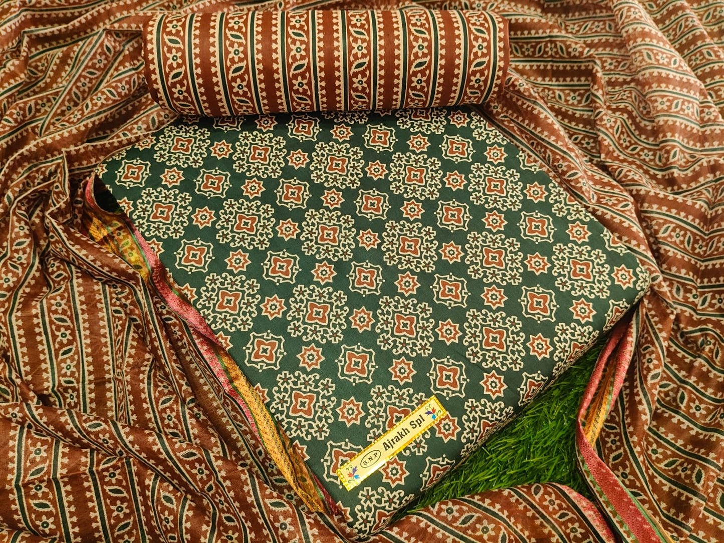Ajrakh Special Vol 17 Snp Satin Cotton Salwar Suits Manufacturer Ahmedabad