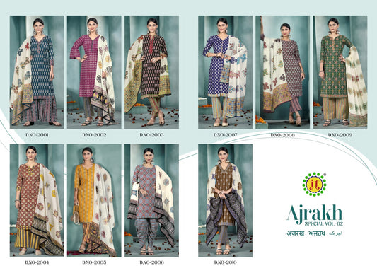 Ajrakh Special Vol 2 Jt Heavy Cotton Plazzo Style Suits