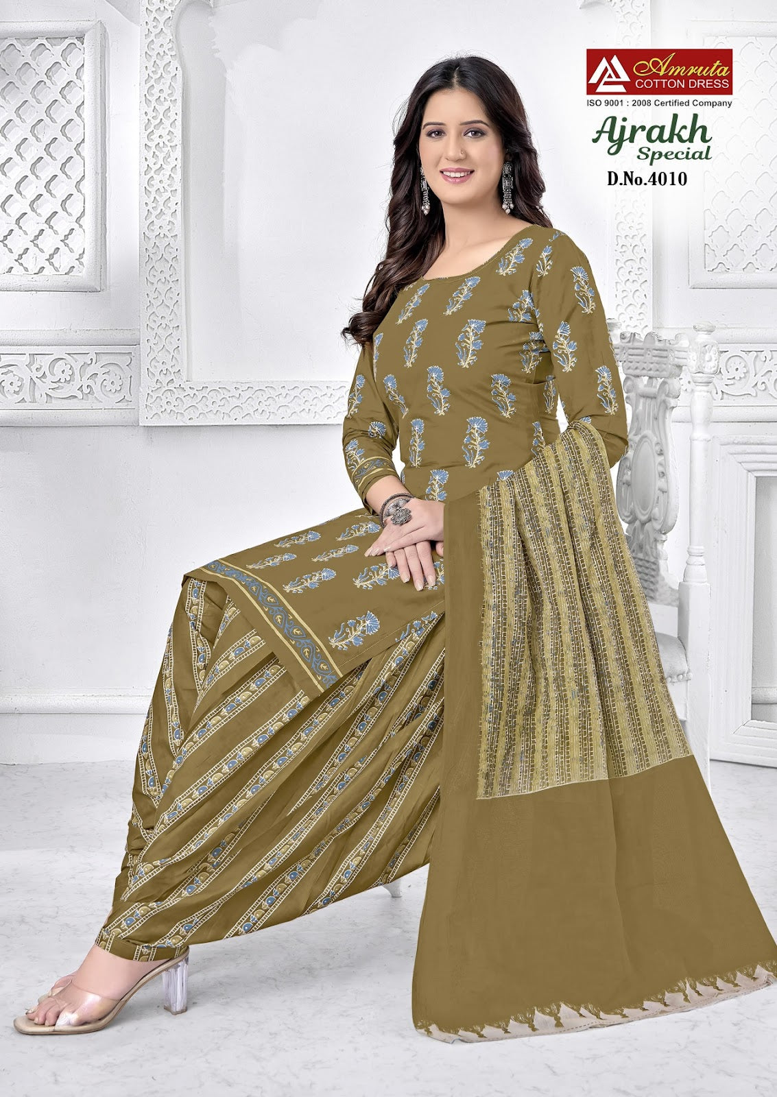 Ajrakh Special Vol 4 Amruta Cotton Patiyala Style Suits Supplier