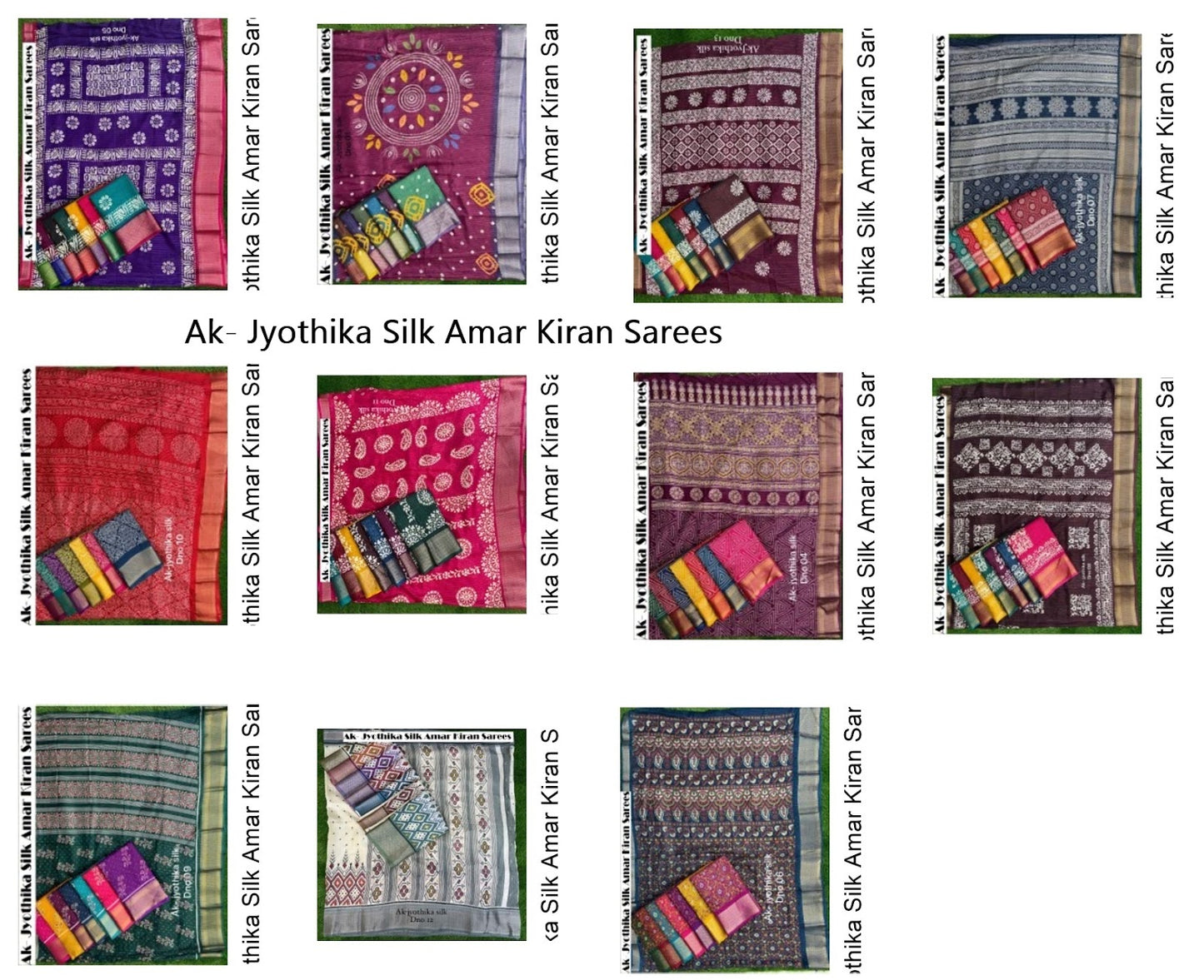 Ak- Jyothika Silk Amar Kiran Sarees Exporter Ahmedabad