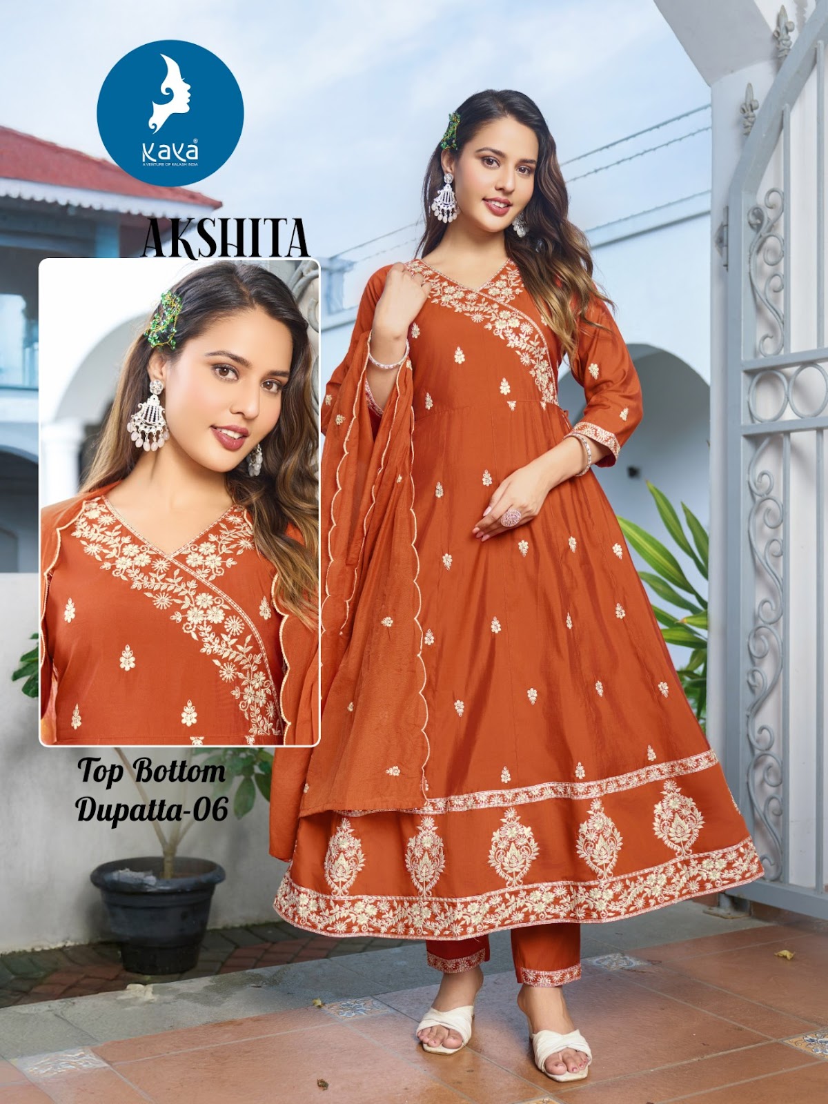 akshita kaya roman readymade anarkali suits wholesale price