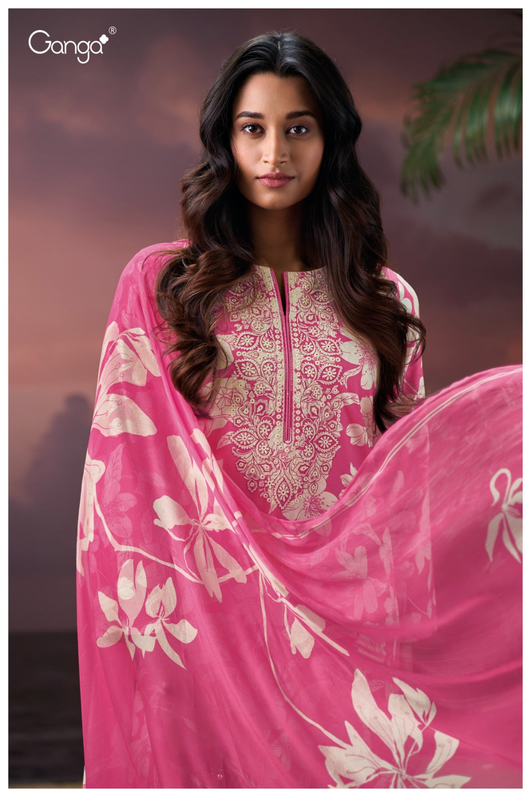 Aleira 3829 Ganga Pashmina Suits Wholesale Rate