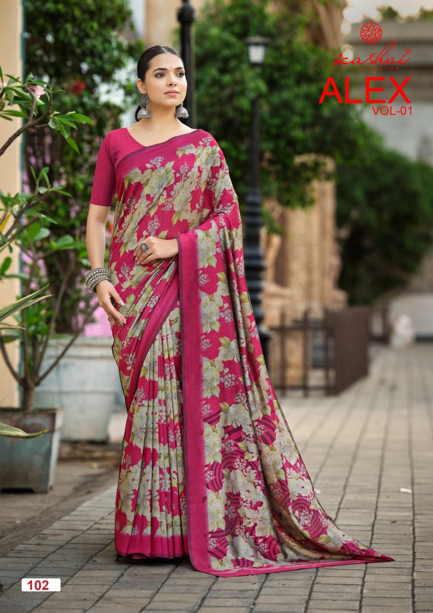 Alex Vol 1 Kashvi Creation Sarees Wholesale