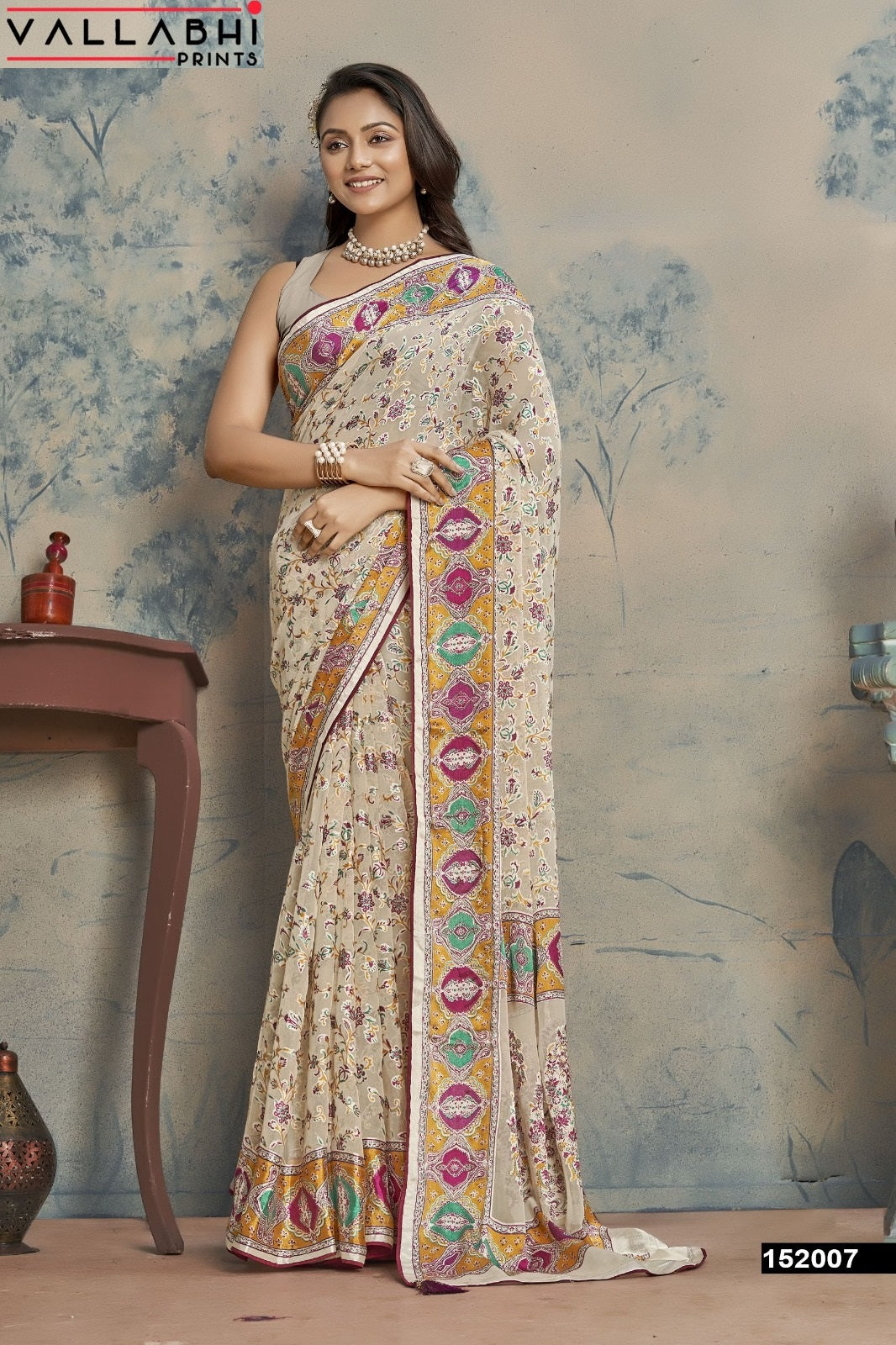 Alexis Vallabhi Prints Brasso Sarees Supplier India