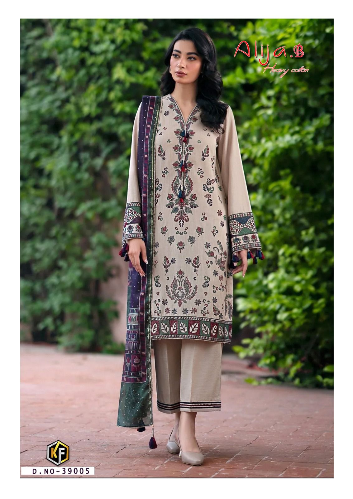 Alija B Vol 39 Heavy Cotton Luxury Collection Keval Fab Heavy Cotton Karachi Salwar Suits Wholesaler Ahmedabad