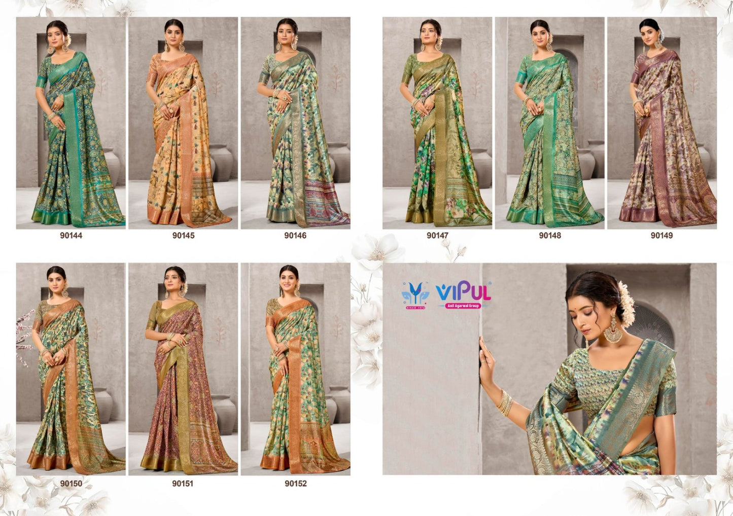 Alisha Vipul Silk Sarees Exporter