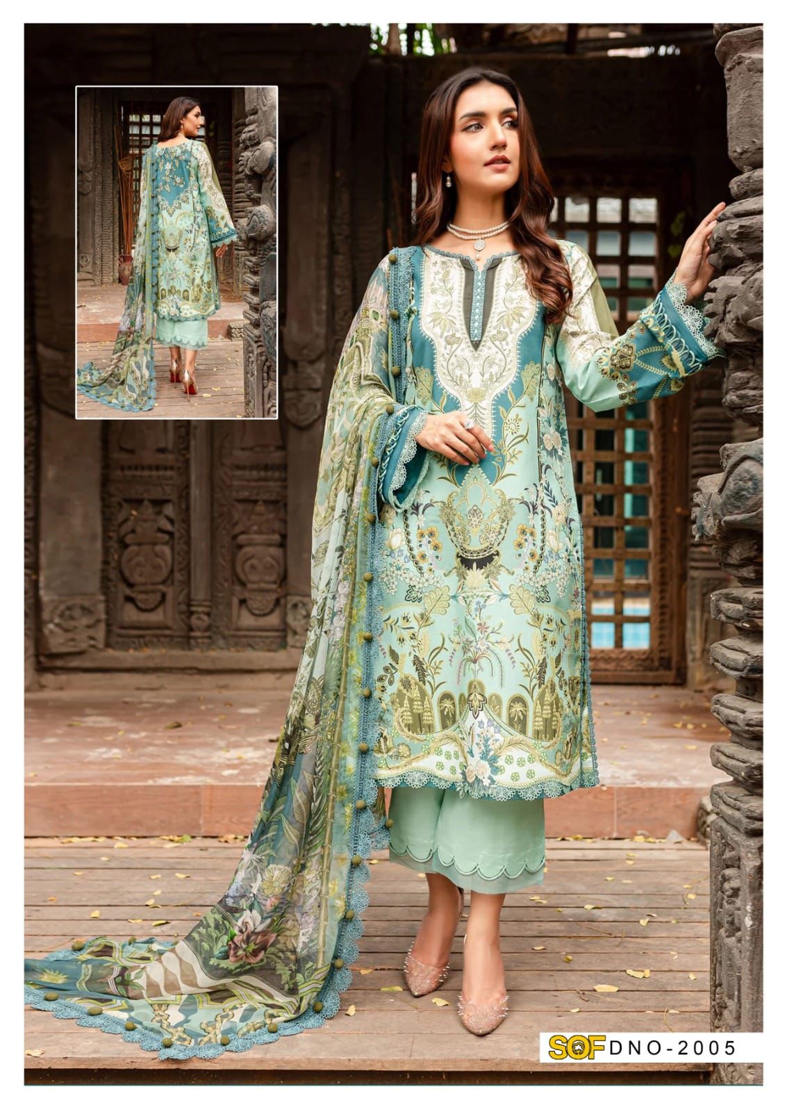 Aliya B Vol 2 Shree Om Poplin Cotton Karachi Readymade Suits Wholesaler