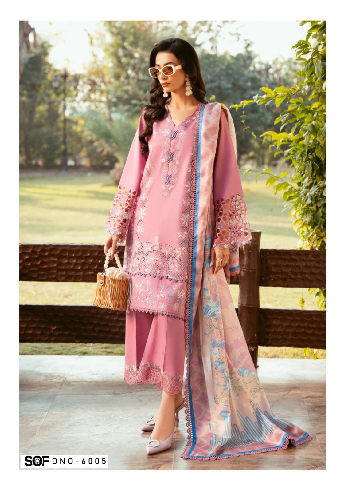 Aliya B Vol 6 Shree Om Lawn Cotton Karachi Salwar Suits Supplier Gujarat