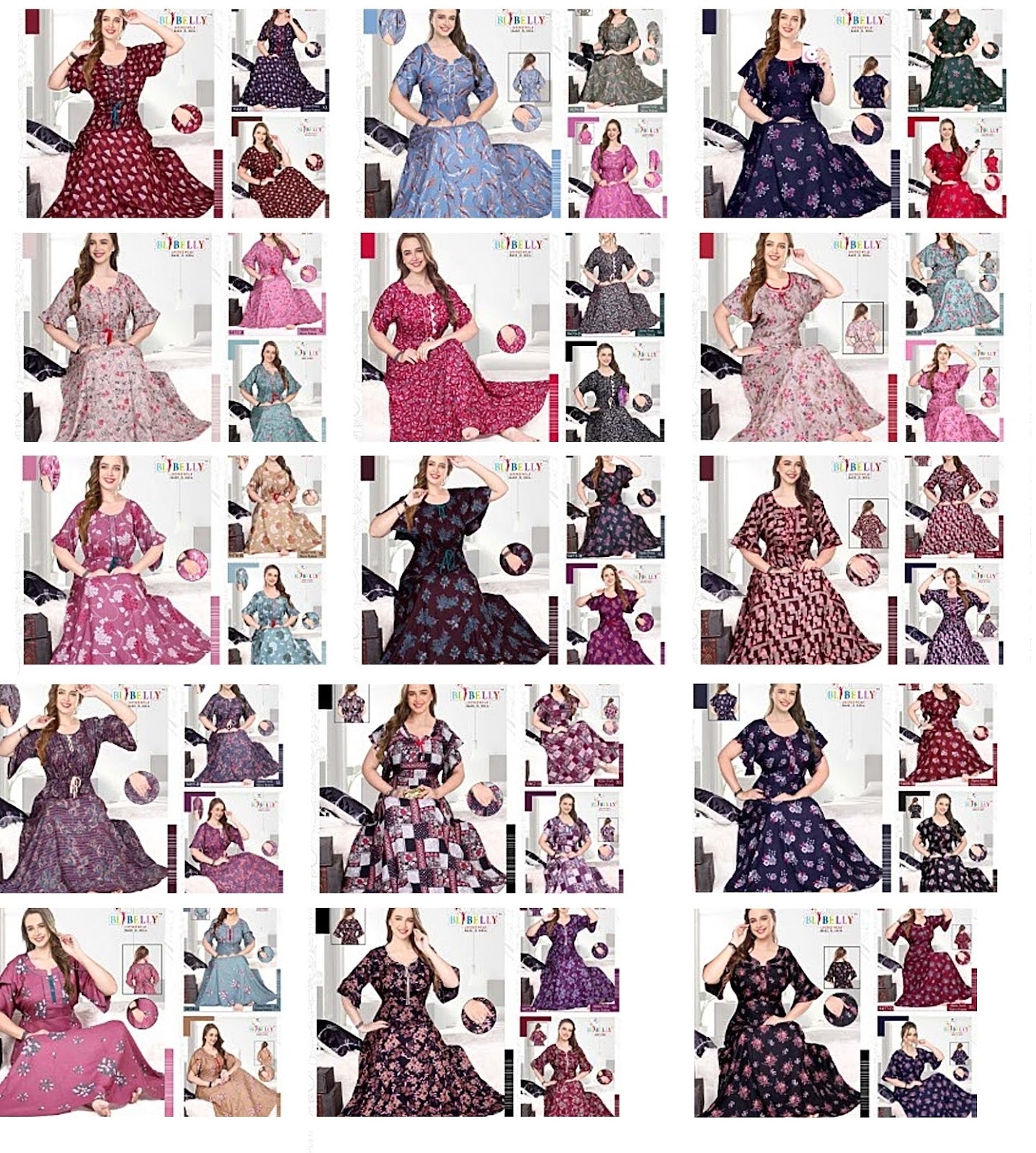 Alpine Frock Belly Night Gowns Manufacturer India