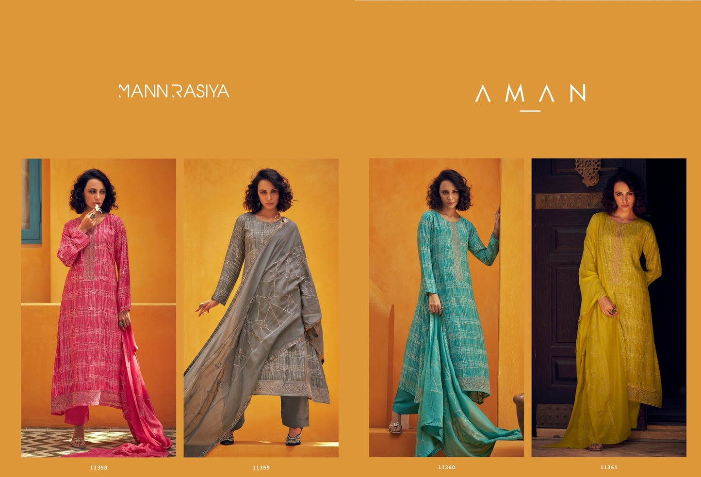 Aman Mannrasiya Modal Plazzo Style Suits Supplier Gujarat