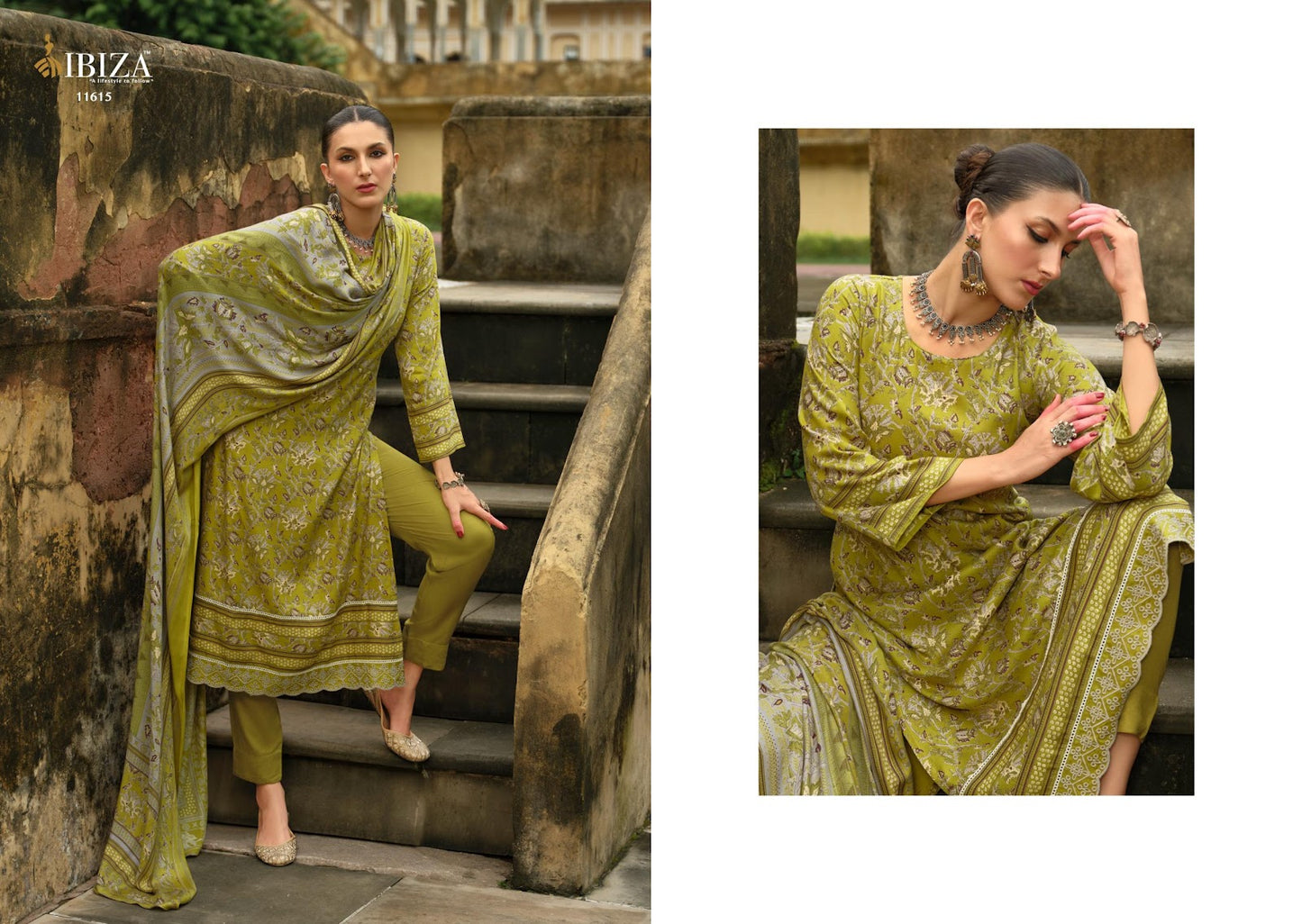Amara Vol 3 Ibiza Viscose Pashmina Suits Wholesaler India