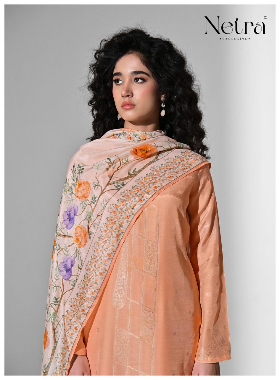 Amber Netra Bemberg Muslin Pant Style Suits Manufacturer India