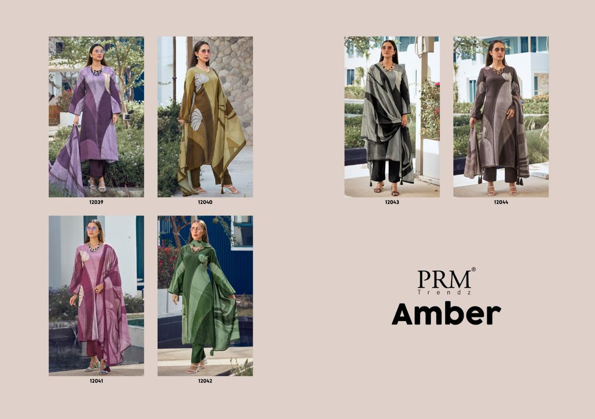 Amber Prm Trendz Pure Jaam Pant Style Suits Manufacturer