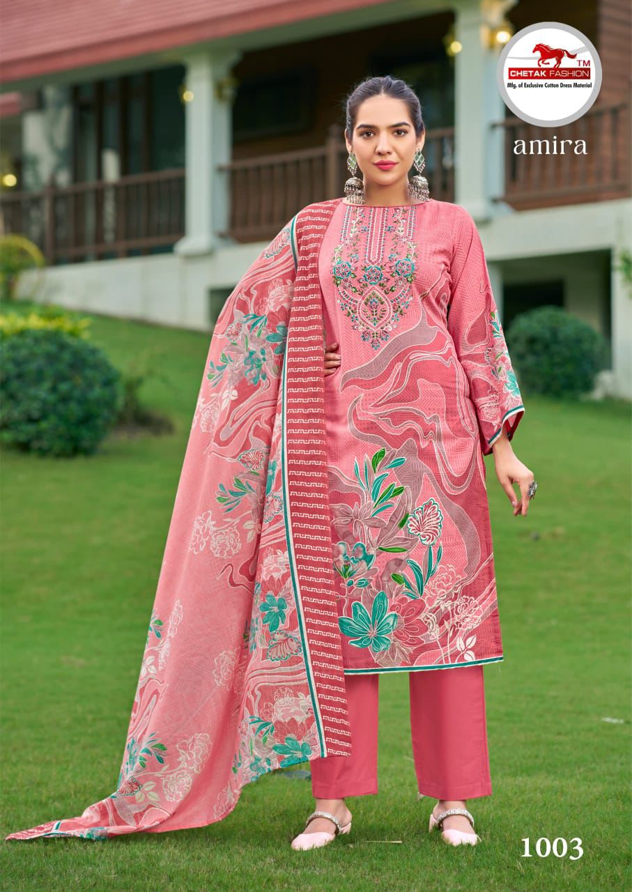 Amira Vol 1 Chetak Fashion Cotton Dress Material Wholesaler