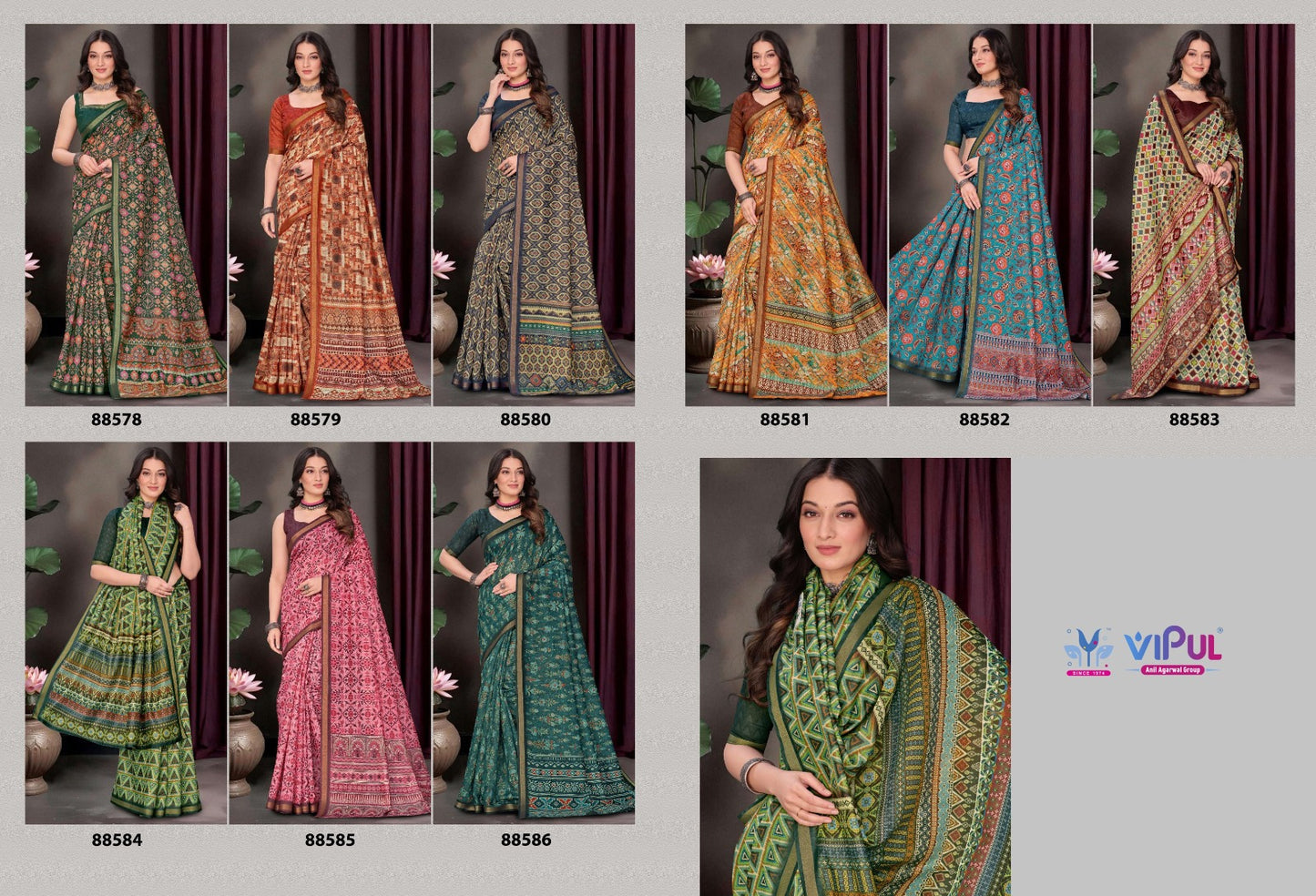 Amrapali Vol 2 Vipul Sarees Exporter India