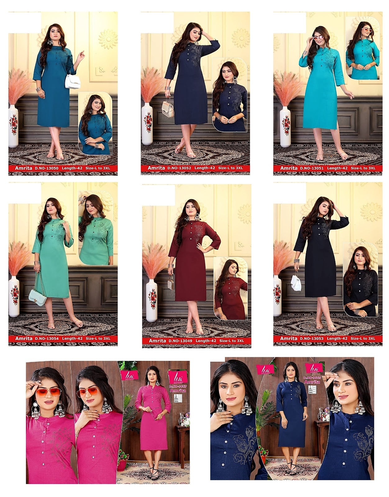 Amrita 020125 Jnx Lycra Knee Length Kurtis Supplier Ahmedabad