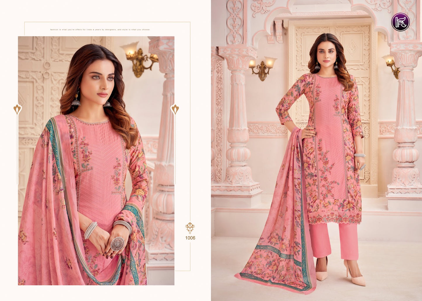 Anamika Kala Fashion Pure Muslin Pant Style Suits Supplier Ahmedabad