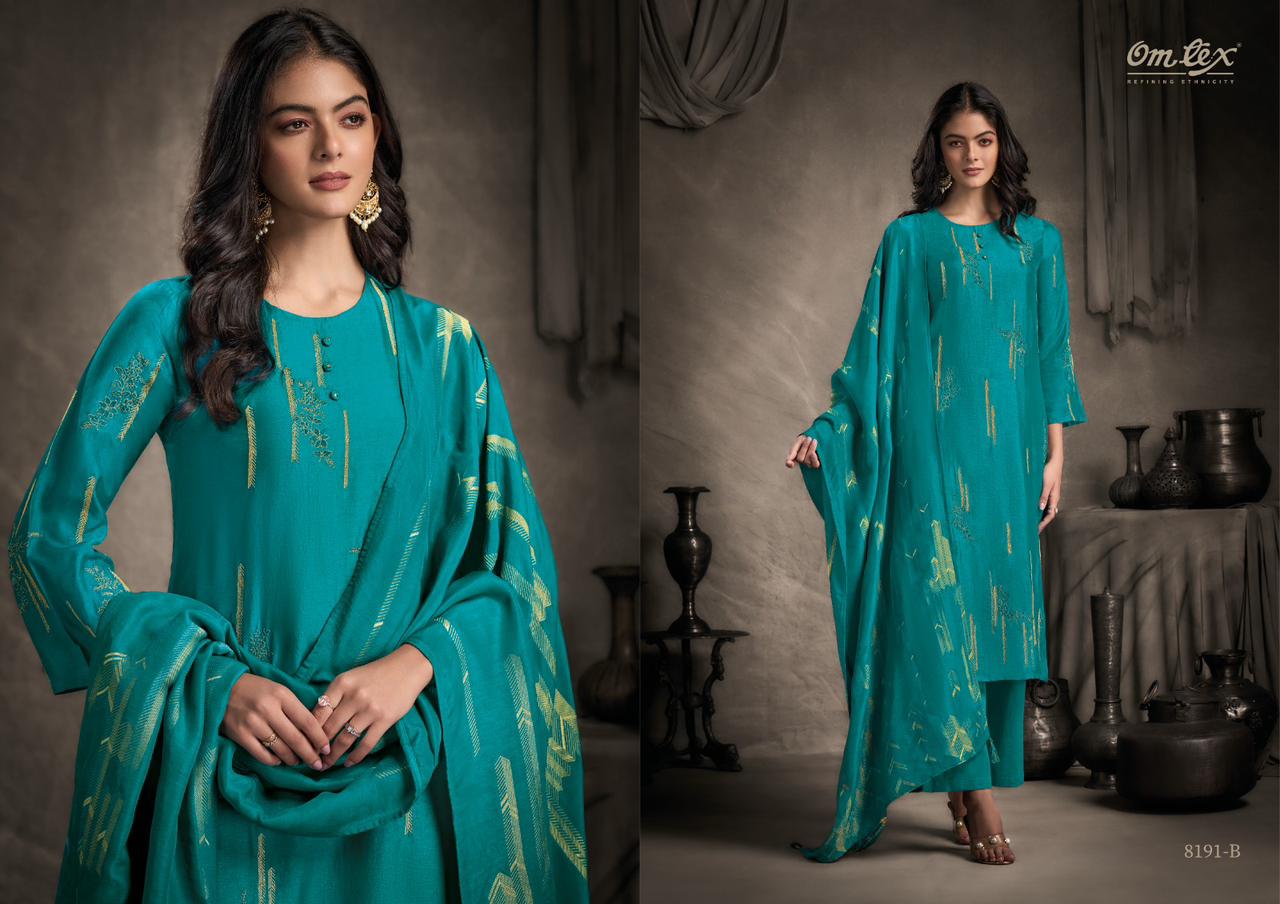 Anarika Omtex Silk Pant Style Suits Manufacturer