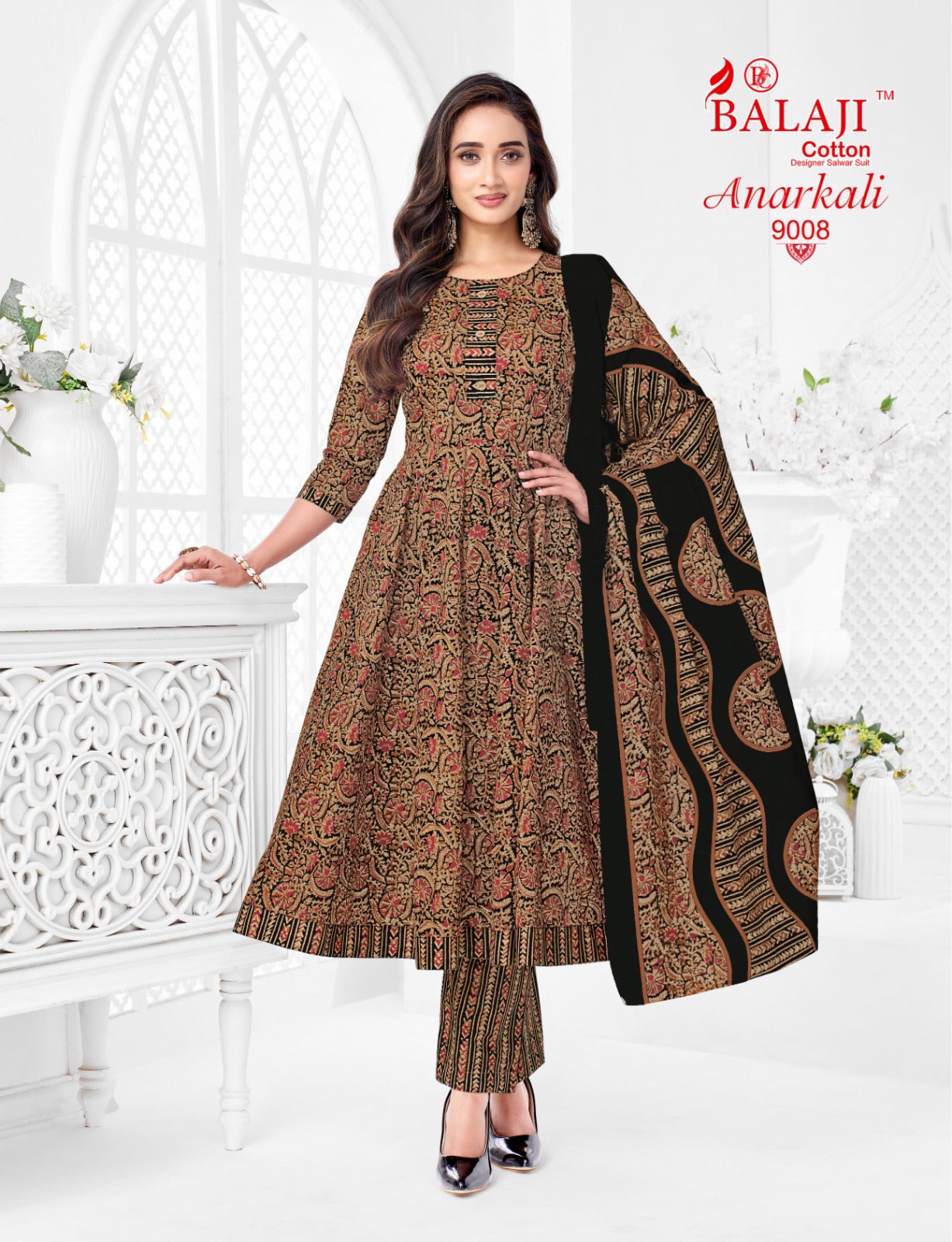 Anarkali Vol 9 Balaji Readymade Cotton Pant Suits Supplier India