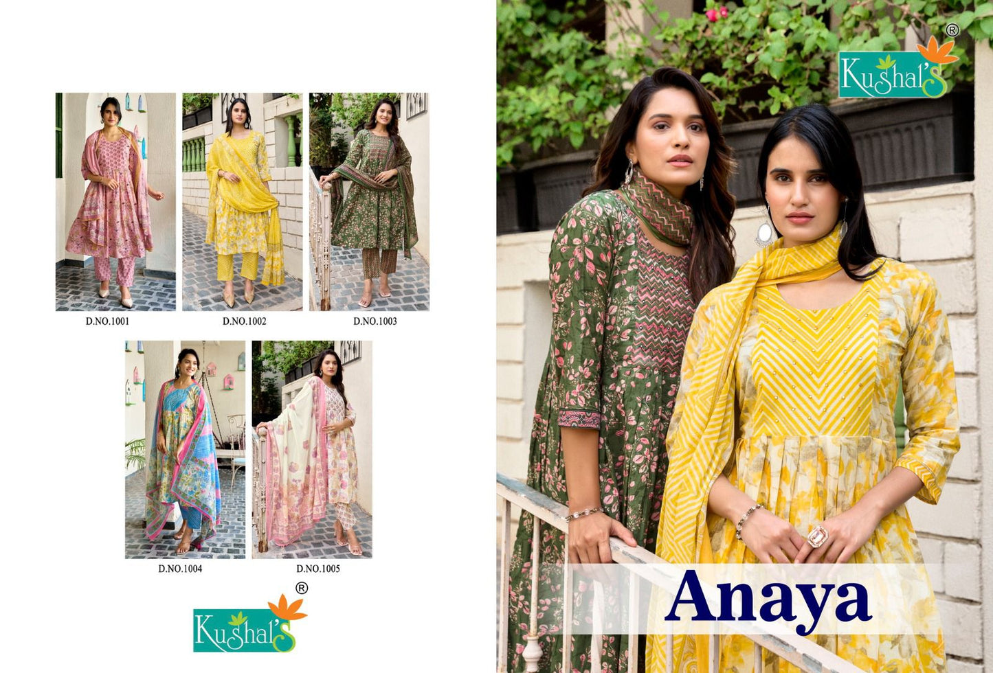 Anaya Kushal Cotton Readymade Anarkali Suits Wholesaler Ahmedabad