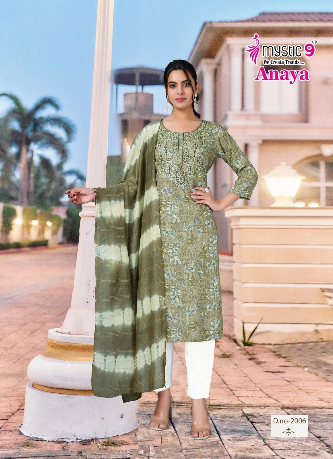Anaya Vol 2 Mystic 9 Heavy Rayon Readymade Suits Wholesale Rate