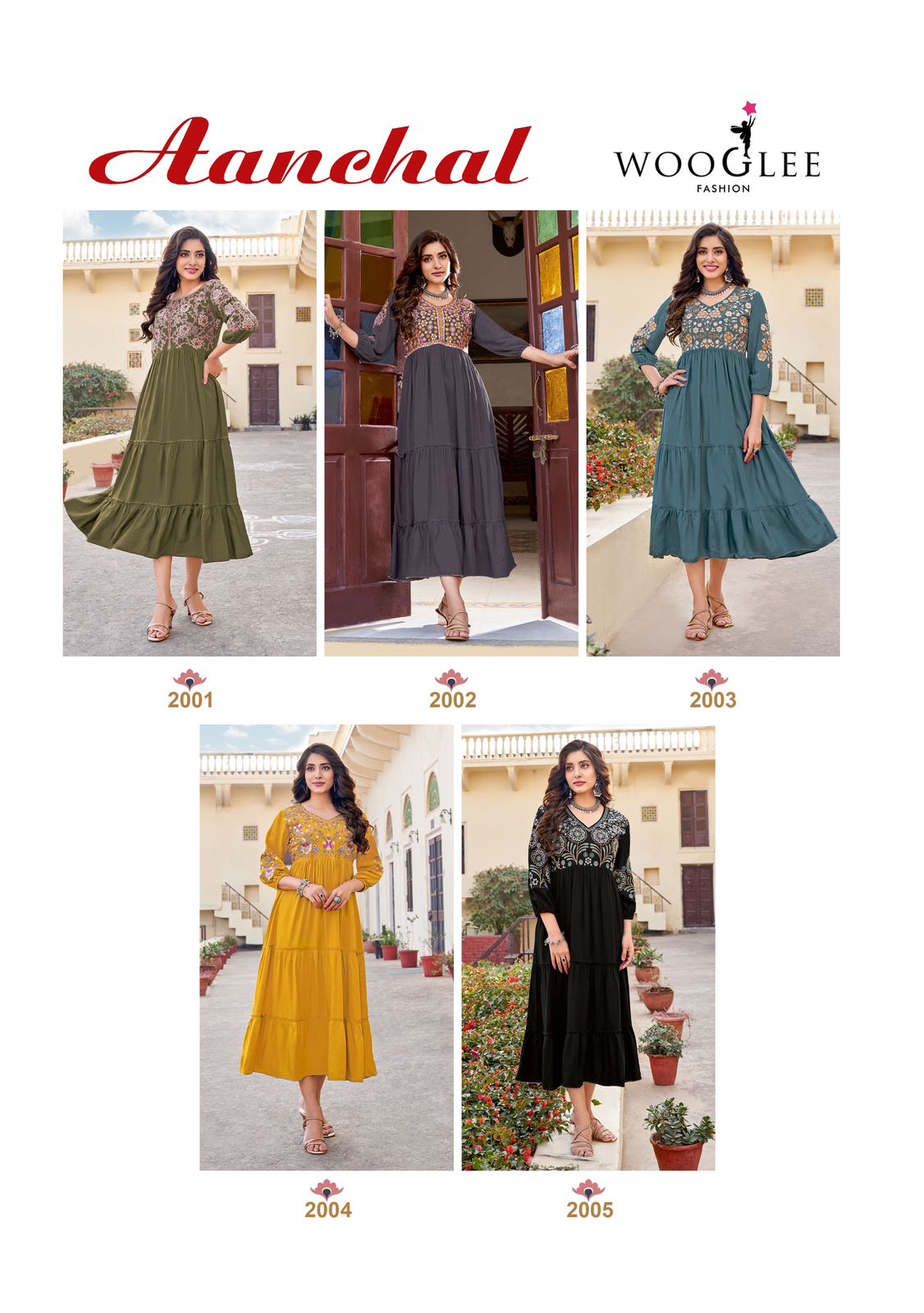 Aanchal Wooglee Heavy Rayon One Piece Manufacturer